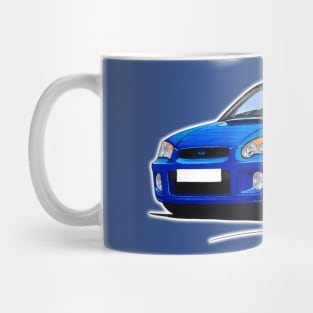 Subaru Impreza (03-06) Blue Mug